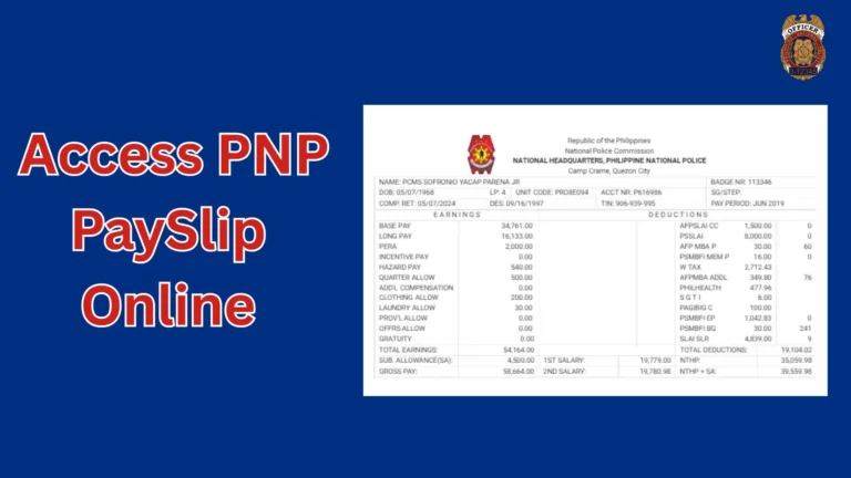 PNP paySlip