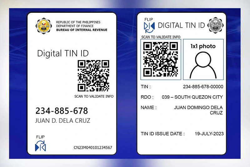 How to Get TIN ID Online -Requirements, Application Process, and Fees 3 Digital tin id sample