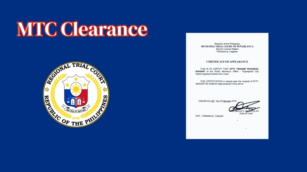 MTC Clearance Online in the Philippines | Requirements and Application Process 2025 1 MTC clearance