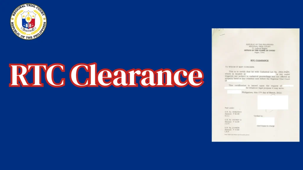 How To Obtain RTC Clearance Online in the Philippines and Requirements 1 RTC Clearance